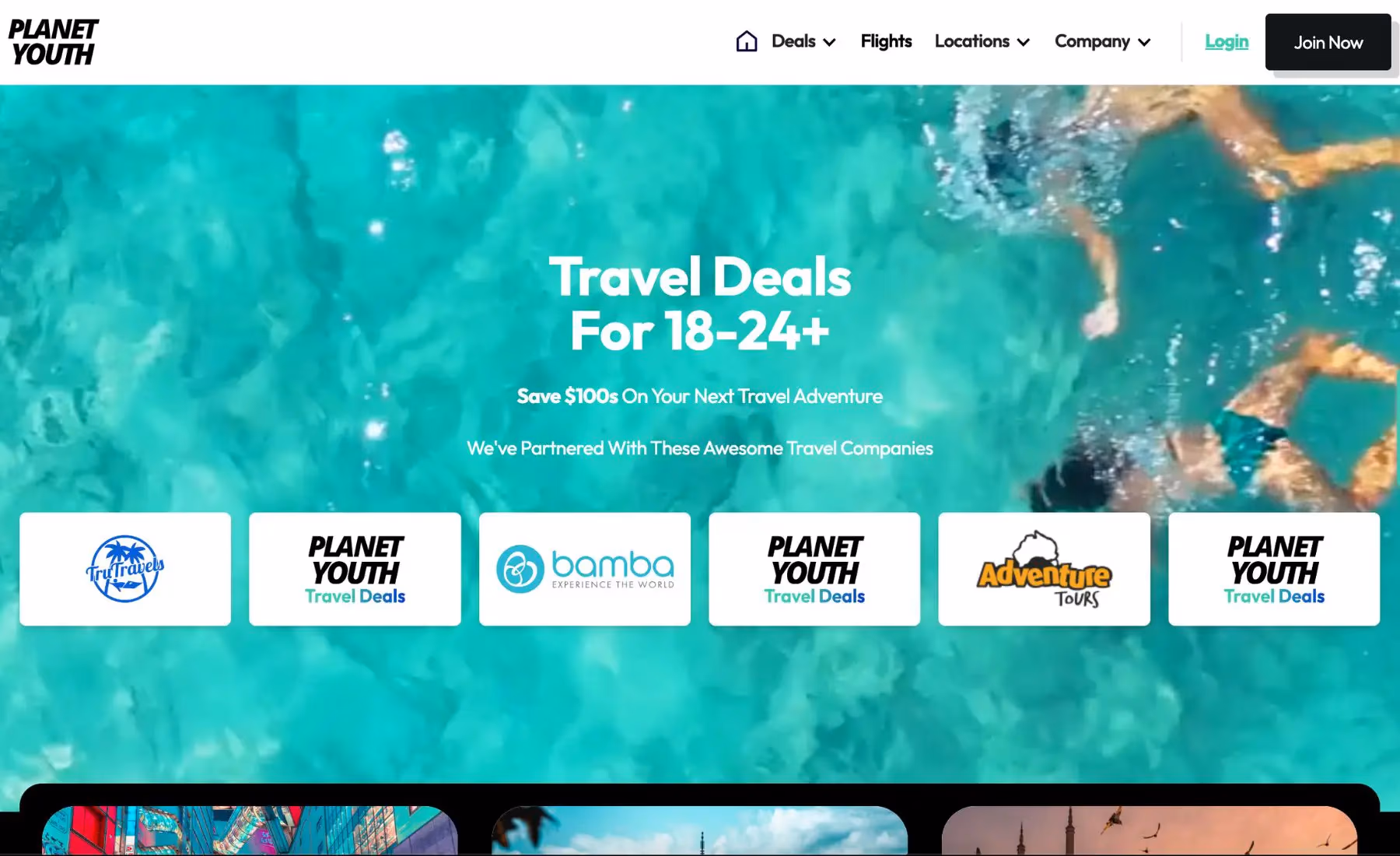 PlanetYouth desktop view